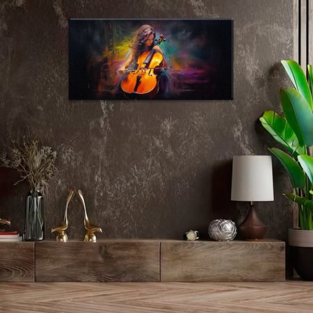 Obraz na plátne Hraje na cello