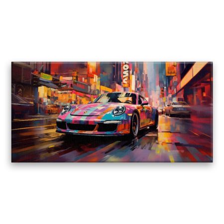 FotoObraz na plátne Porsche v ulici