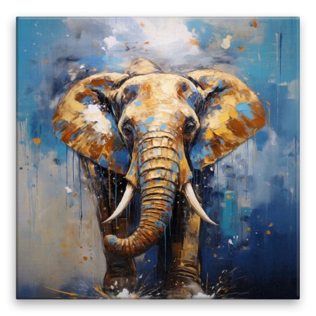 FotoObraz na plátne Slon v kaluži
